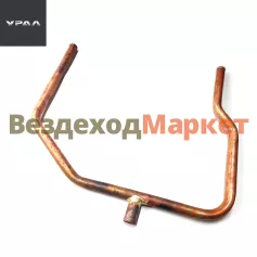 Труба отводящая котла подогревателя 4320-1015076 (ПЖД-30, урал, дв. КАМАЗ) (АО АЗ  УРАЛ )