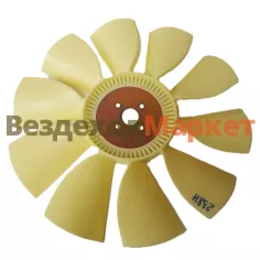 Крыльчатка вентилятора 238Н-1308012/D=600мм; d=50мм; 10 лопастей, пластик