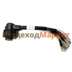 Разъем байонетный-розетка DA-02671 8-ми конт. АМР /угловой/ задн. фонаря/Дали-Авто