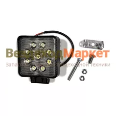 Фара раб. светодиод. 904833/105х105х35 квадр. 27Вт/10-30В Nord YADA