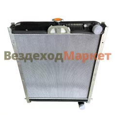Радиатор водян. алюм. 0831-118-0002 -х ряд. (УРАЛ NEXT дв.ЯМЗ 536) (АО АЗ  УРАЛ )
