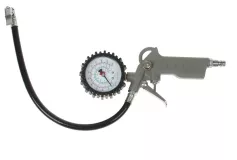 Манометр шинный с пистолетом и резиновым прямым шлангом L=0,33м., для накачивания шин, к-т (ZTD)