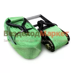 Ремень стяжной груза 12т. с трещеткой(10 м.,100мм) HITCH