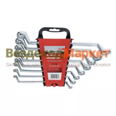 Набор ключей накидных, 6-22 мм, 8 шт.