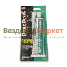 Герметик-клей силиконовый для стекол 6705DD (прозрачный 85г)