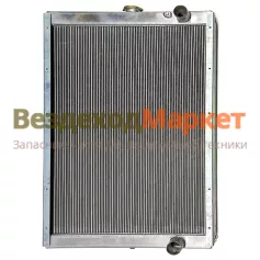 Радиатор водян. алюм. 6370А-1301010 2-х ряд. (УРАЛ 6370 дв.ЯМЗ 652-301)  (ШААЗ)