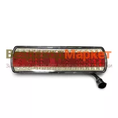 Фонарь зад. лев. 110.07.70-05 ДИОД с жгутом разъем вилка СЦАЗ с бегущ. сигн. пов./КАМАЗ,МАЗ/КЭП