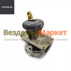 Кран тормозной с рычаг. 8000.35.14.008-30/АИ-3514208-01 двухсекц. БелОМО (АО АЗ  УРАЛ )