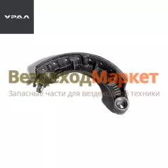 Колодка рабоч. тормоза в сб. 55571-3501090-20 (2-х пол. цилиндр. пружина н/о) (АО АЗ  УРАЛ )