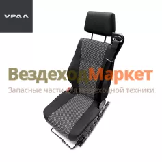 Сиденье водителя UC1A11.6800010/2000300152278  пневмоподвеска под. 3-х точ. ремень, без подлок. с подголовн. /КМ/