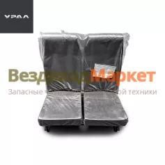 Сиденье пассажира АИ-6810010-11/2000000940014 двухместное КОЖА без ремней безоп. /КМ/