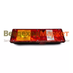 Фонарь зад. лев. 7472.3716-04 б/пров; с подсв. с ценр. разъём. с бок. габар.КАМАЗ,МАЗ,УРАЛ) 24В
