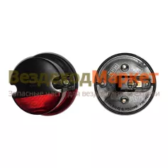 Фонарь габар. задн. 381.3731/24В черно-красный /ОСВАР/