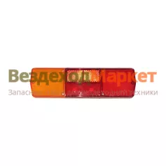 Рассеиватель зад. фон. лев. ФЗ 02/ФП130 ( 6 креп. отв.)  (ЗИЛ,ГАЗ,МАЗ,КАМАЗ,КРАЗ,) Европлюс