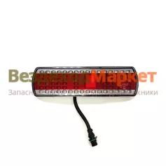Фонарь зад. лев. 112.08.69-03 ДИОД с жгутом разъем 7-ми конт. АМР КАМАЗ,МАЗ (КЭП)