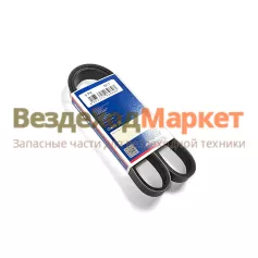 Ремень 1017-6РК (привод генератора ЯМЗ-534,536 на дв. без конд.) Rubena