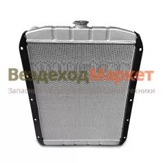 Радиатор водян. алюм. 4320Я5А-1301010/LRc 1236  2-х-ряд. (УРАЛ 4320-70,71 с дв.ЯМЗ 536.02-10) LUZAR