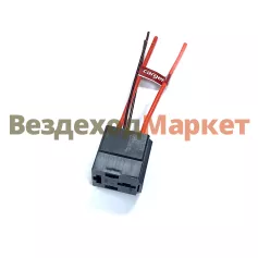 Колодка реле AX-340-7/ 71.3747 4-х конт. (12В 50А/24В 30А) с проводами /CARGEN