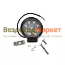 Фара раб. светодиод. ФС 02709CF/117 кругл. рассеянный 27Вт/12-24В (КЭП)