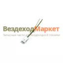 Колодка соед. гнездо 9003СБП/КЛ065-1М 2-х конт. 6,3мм в сб. с провод. 0,75мм Диалуч