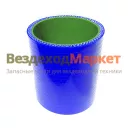 Патрубок теплообменика 238/238Б-1013740/L=70.d=55 (синий силикон) Зил-Кам