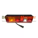 Фонарь зад. лев. 7452.3716-10 (с подсв, с бок. габар.) (КАМАЗ,МАЗ,УРАЛ) 24В РУДЕНСК