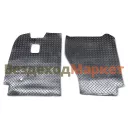 Коврик пола кабины 4420БМ-5109014 резиновый, утепленный из 2-х частей, УРАЛ-М (КМ)